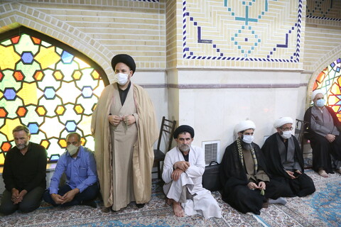 تصاویر / مراسم بزرگداشت هفته دفاع مقدس در مرکز مدیریت حوزه های علمیه سراسر کشور