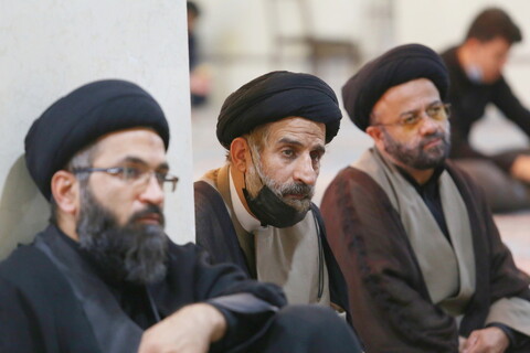 تصاویر / مراسم بزرگداشت هفته دفاع مقدس در مرکز مدیریت حوزه های علمیه سراسر کشور