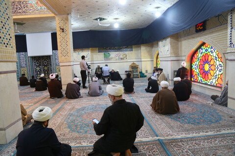 تصاویر / مراسم بزرگداشت هفته دفاع مقدس در مرکز مدیریت حوزه های علمیه سراسر کشور