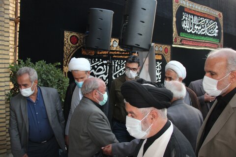 تصاویر / مراسم اربعین مدیر سابق حوزه علمیه قزوین برگزارشد