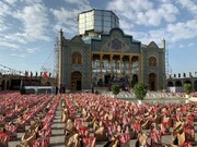 تصاویر / توزیع ۲۵۰۰ بسته معیشتی در قالب رزمایش مومنانه اداره اوقاف قزوین