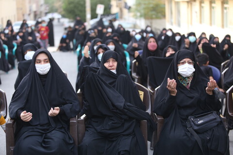 تصاویر / مراسم استقبال از شهید گمنام و عزاداری 28 صفر در محله بنیاد قم