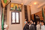 امروہا؛ کربلا کے دلدوز واقعات کی عکاسی کرنے والے وسیم امروہوی کے فن پاروں کی شہرت آفاقی ہوتی جارہی ہے،ایرانی سفارتکاروں نے سراہا