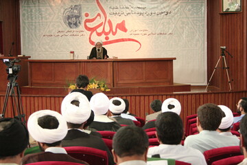 تصاویر آرشیوی از افتتاحیه دومین دوره پودمانی تربیت مبلغ در مدرسه عالی دارالشفاء - مهر۸۶