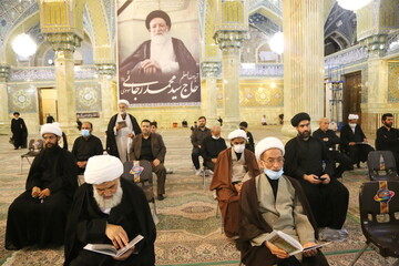 تصاویر/ مراسم هفتمین شب درگذشت آیت الله سید محمد رجائی موسوی