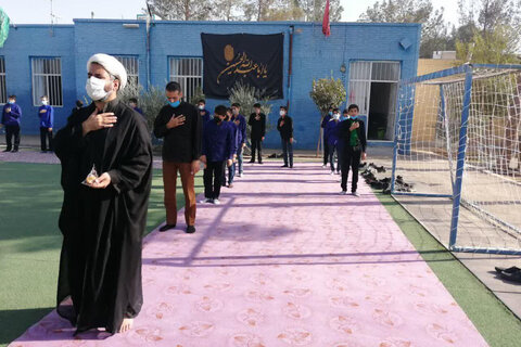 مراسم شهید تازه تفحص شده دانش آموز در اشکذر
