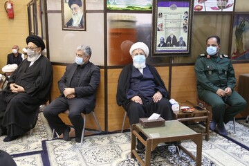 تصاویر/ مراسم عزاداری شهادت امام رضا(ع) در دفتر امام جمعه یزد