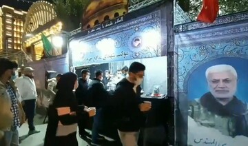 فیلم | خدمت رسانی موکب مدافعین حرم استان هرمزگان