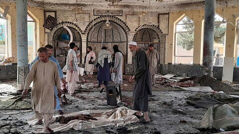 انفجار تروریستی مسجد شیعیان افغانستان