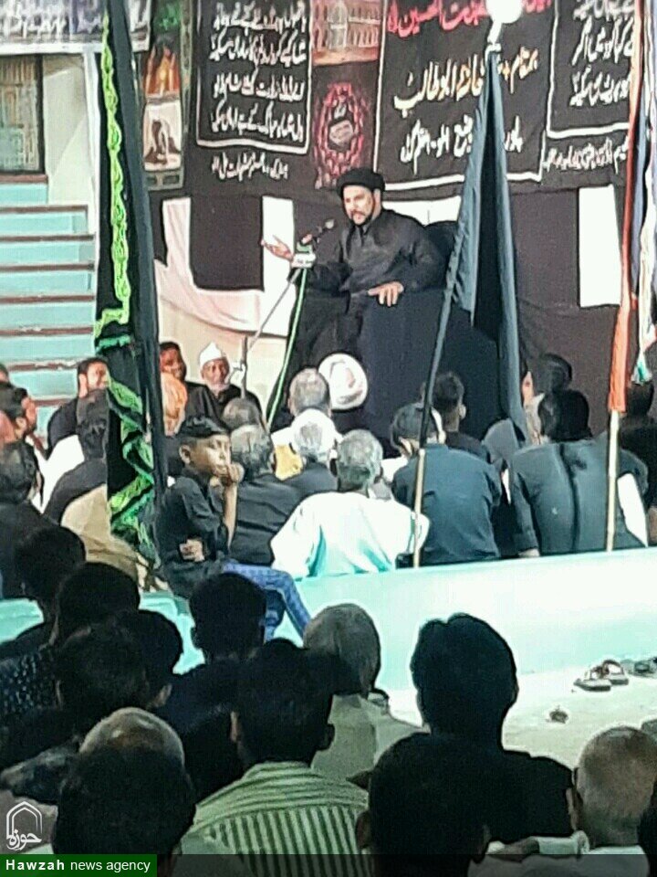 جو امام حسینؑ کی نصرت کرتے ہیں تو امام حسین (ع) بھی ان کی مدد کرتے ہیں، مولانا سید ندیم اصغر رضوی 