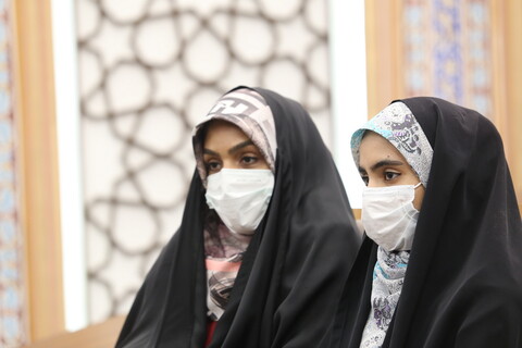 تصاویر / آئین تجلیل از طلاب و روحانیون جهادی در بحران کرونا