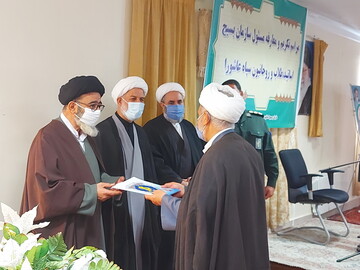 تصاویر/  آیین تکریم و معارفه مسئول سازمان بسیج اساتید، طلاب و روحانیون  استان آذربایجان شرقی