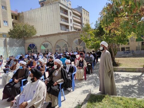 طلاب و مسئولان حوزوی کهگیلویه و بویراحمد در اعتراض به جنایات داعش در افغانستان تجمع کردند.