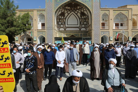 تصاویر/ اجتماع بزرگ حوزویان قم در اعتراض به جنایات تروریستی شیعیان افغانستان