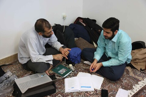 تصاویر/ بازدید حجت الاسلام والمسلمین همتی از مدرسه علمیه پیامبراعظم(ص)