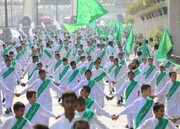 راهپیمایی «امت واحده» در لاهور پاکستان برگزار شد