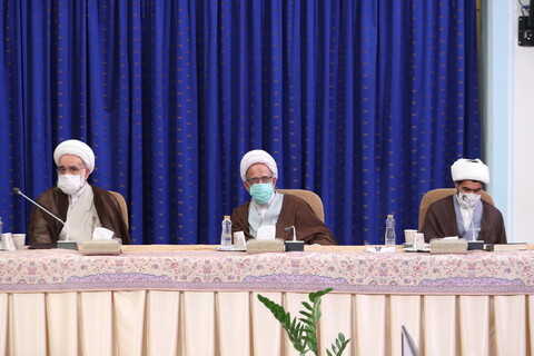 تصاویر/ دیدار اعضای جامعه روحانیت مبارز با رییس جمهور
