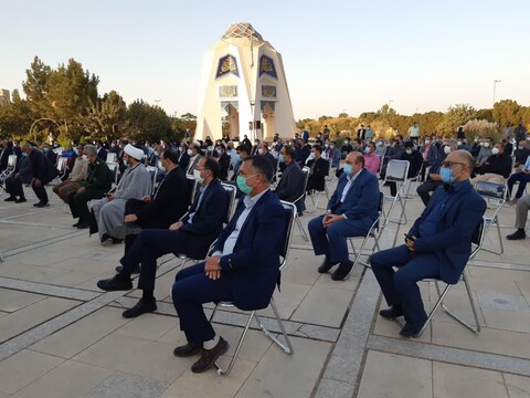 تصاویر/آیین بزرگداشت شهید مدافع سلامت دکتر محمد زارع جوشقانی در کاشان