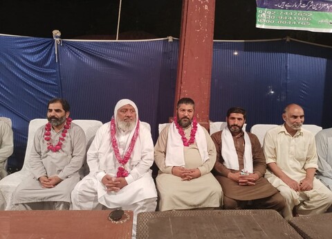 تصاویر/ جامعہ المنتظر لاہور کے علماء کی جانب سے  سے جلوس عید میلادالنبی کا استقبال