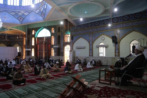 تصاویر/ محفل انس با قرآن در مدرسه علمیه امام خمینی(ره) اهواز
