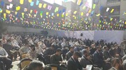 تصاویر/ عمامه گذاری و جشن حفظ کل قرآن تعدادی از طلاب مدرسه علمیه دارالسلام تهران