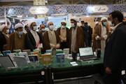 آیت الله اعرافی از نمایشگاه آخرین دستاوردهای علمی تخصصی مؤسسات حوزوی بازدید کرد