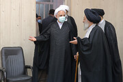 تصاویر/ دیدار رئیس قوه قضائیه با آیت الله موسوی جزایری