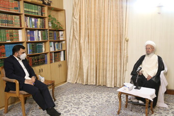 تصاویر / دیدار وزیر ارتباطات و فناوری اطلاعات با آیت الله العظمی مکارم شیرازی