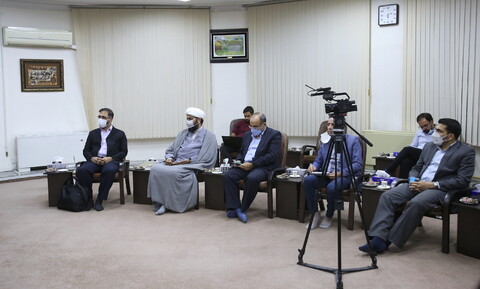 تصاویر/ دیدار وزیر ارتباطات و فناوری اطلاعات با آیت الله اعرافی