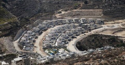 فلسطین میں مزید 3 ہزار صیہونی کالونیوں کی تعمیر کا منصوبہ