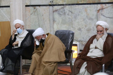 تصاویر / مراسم ترحیم چهلمین روز ارتحال علامه حسن زاده آملی در قم