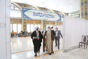 تصاویر / بازدید آیت الله اعرافی از نمایشگاه "دستاوردهای علمی واحدهای آموزشی تخصصی حوزوی"