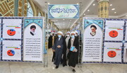 تصاویر/ بازدید  رئیس دفتر تبلیغات اسلامی  از نمایشگاه "دستاوردهای علمی واحدهای آموزشی تخصصی حوزوی"