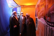 تصاویر/ بازدید امام جمعه پردیسان از نمایشگاه کانون رویش مسجد امیرالمومنین(ع)
