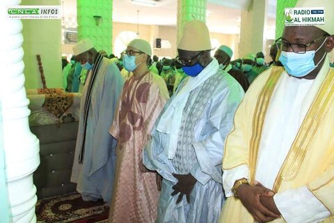 مرشد تیجانیه در نماز جمعه ساحل عاج
