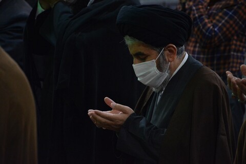 تصاویر/ حضور امام جمعه ارومیه در مسجد خاتم محله حکیم نظامی