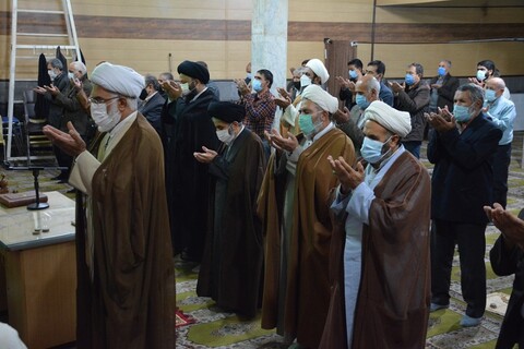 تصاویر/ حضور امام جمعه ارومیه در مسجد خاتم محله حکیم نظامی