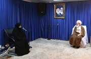 تصاویر/ دیدار معاون امور زنان و خانواده رئیس جمهور با آیت الله العظمی نوری همدانی
