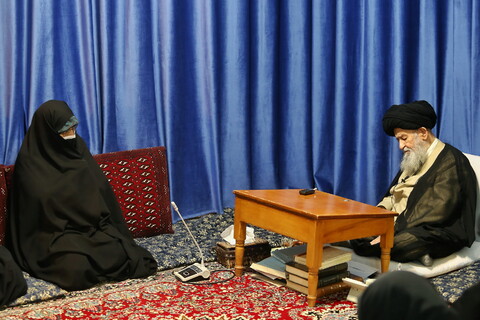 تصاویر/ دیدار معاون امور زنان و خانواده رئیس جمهور با آیت الله علوی گرگانی