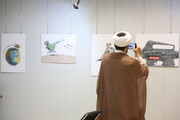 تصاویر/ افتتاح نمایشگاه کارتون و کاریکاتور زوال در نگارستان اشراق