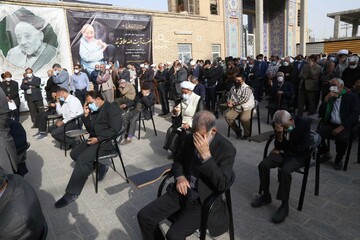 تصاویر/ مراسم ترحیم آیت الله علاقه بند در یزد