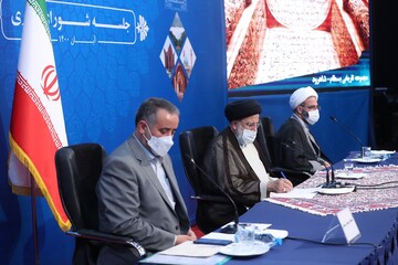 تصاویر/ رئیس جمهور در جلسه شورای اداری استان سمنان