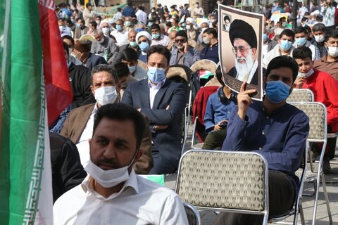 تصاویر تجمع روز ملی مبارزه با استکبار جهانی در یزد