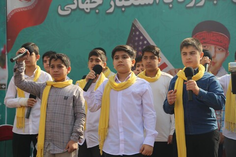 تصاویر/ اجتماع بزرگ یوم‌الله 13 آبان در اهواز
