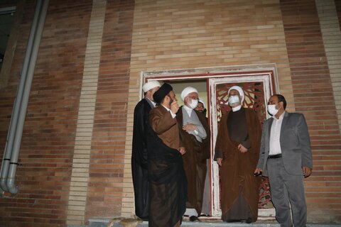 تصاویر/ بازدید آیت الله اعرافی از ساختمان جدید مدرسه علمیه خاتم الانبیاء سنندج