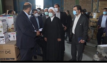 انتقاد شدید رئیس قوه قضائیه از وضع انبارهای سازمان اموال تملیکی + فیلم