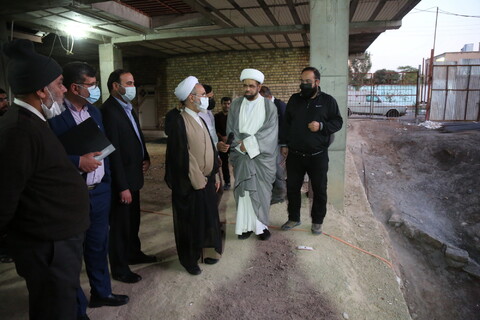 تصاویر/ بازدید آیت الله اعرافی از موسسه اعلام الهدی و بازدید از پروژه های تکمیلی و در حال ساخت