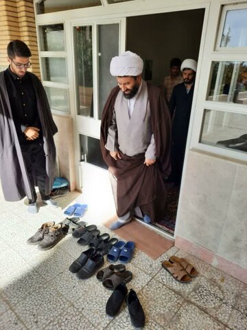تصاویر/ بازدید مدیر حوزه علمیه کردستان از مدرسه علمیه امام باقر (ع) کامیاران