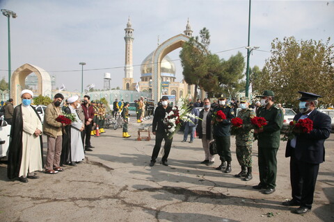 تصاویر / پایان 34 سال دوری شهید گمنام