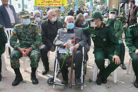 تصاویر / پایان 34 سال دوری شهید گمنام